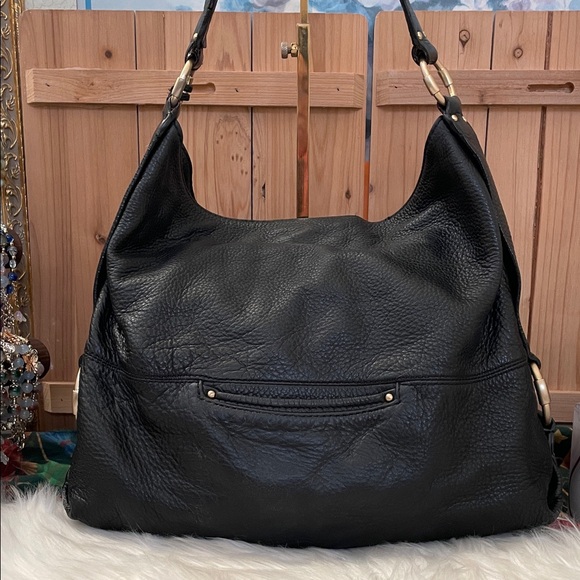 Michael Kors Black Leather Shoulder Bag - Picture 5 of 12
